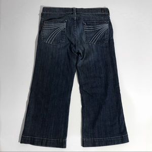7 For All Mankind Dojo Cropped Jeans Size 29